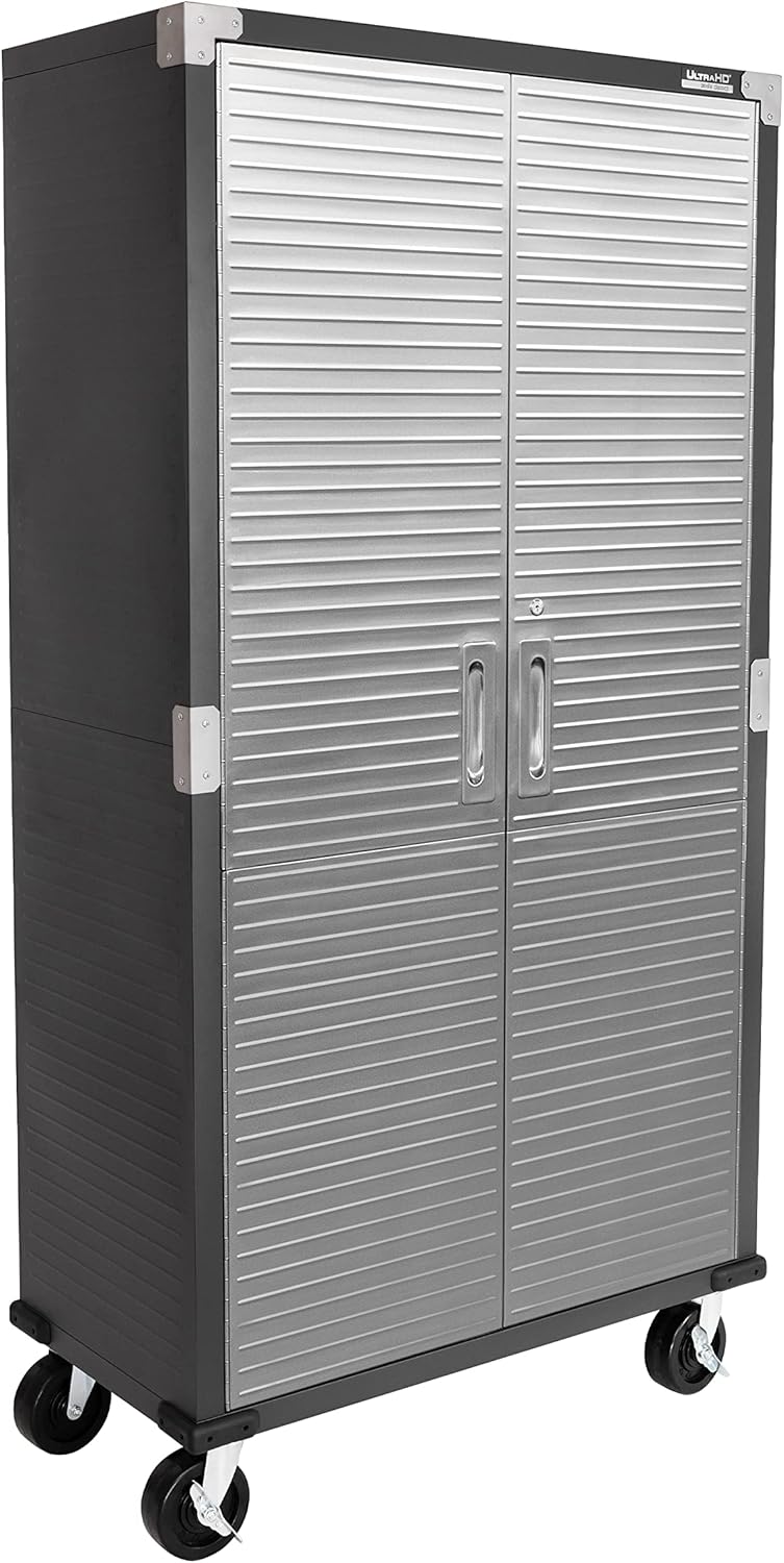 Seville Classics UltraHD Steel Storage Cabinet, 36"W x 18"D x 72"H