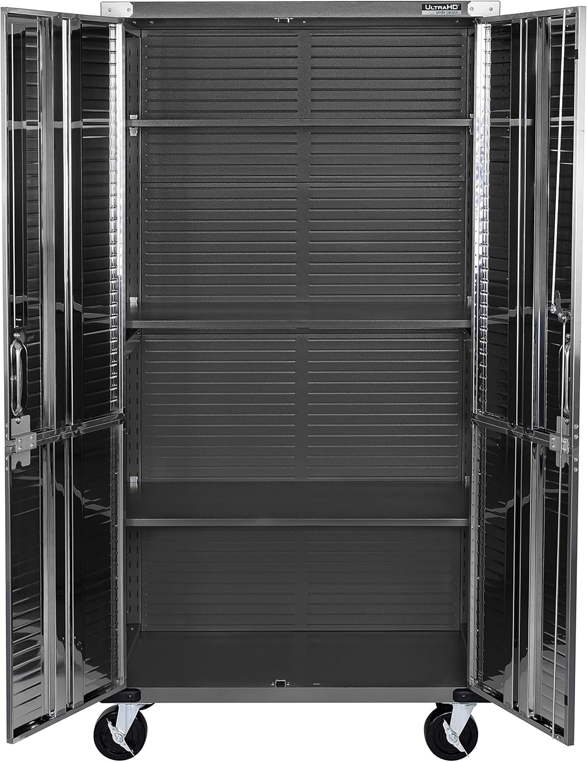 Seville Classics UltraHD Steel Storage Cabinet, 36"W x 18"D x 72"H