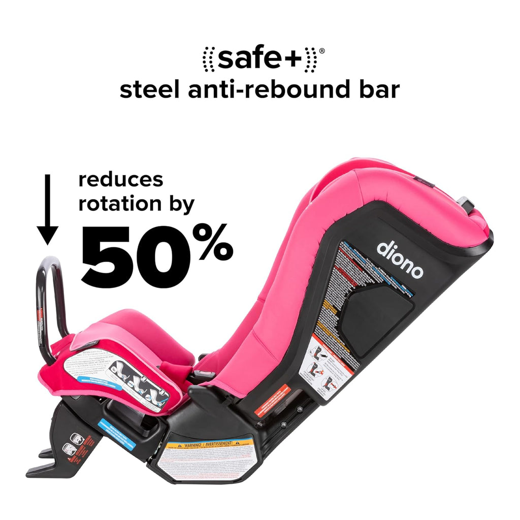 Diono Radian 3RXT SafePlus Convertible Car Seat, Pink Cotton Candy