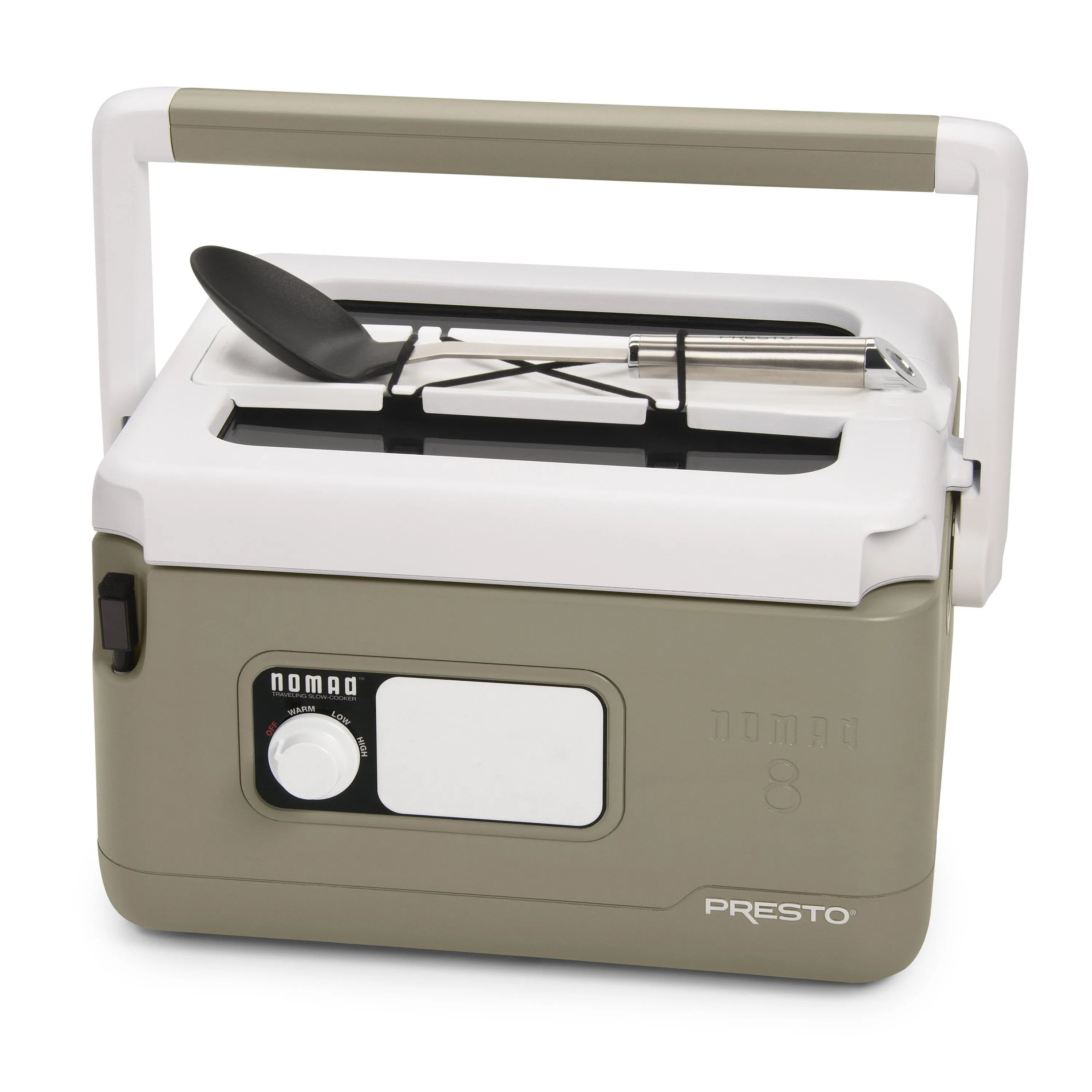 Presto 8-Quart Nomad Traveling Slow Cooker in Tan