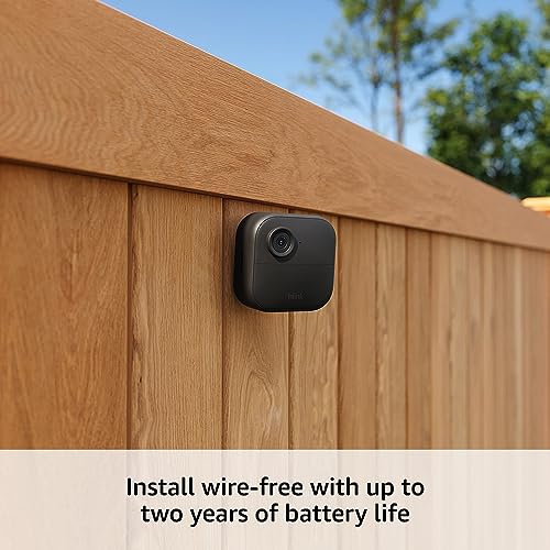 Blink Outdoor 4 Smart Security Camera System – 1080p HD, Wire-Free, 2-Year Battery, Alexa Compatible, 3 Cameras Included