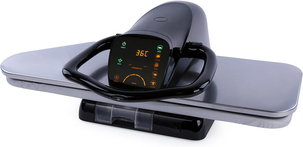 42" Steam Iron Press with LED Touchscreen, 1800W, 5 Settings