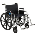 Medline Excel Bariatric Wheelchair, 24" Seat, 500 LBS Capacity