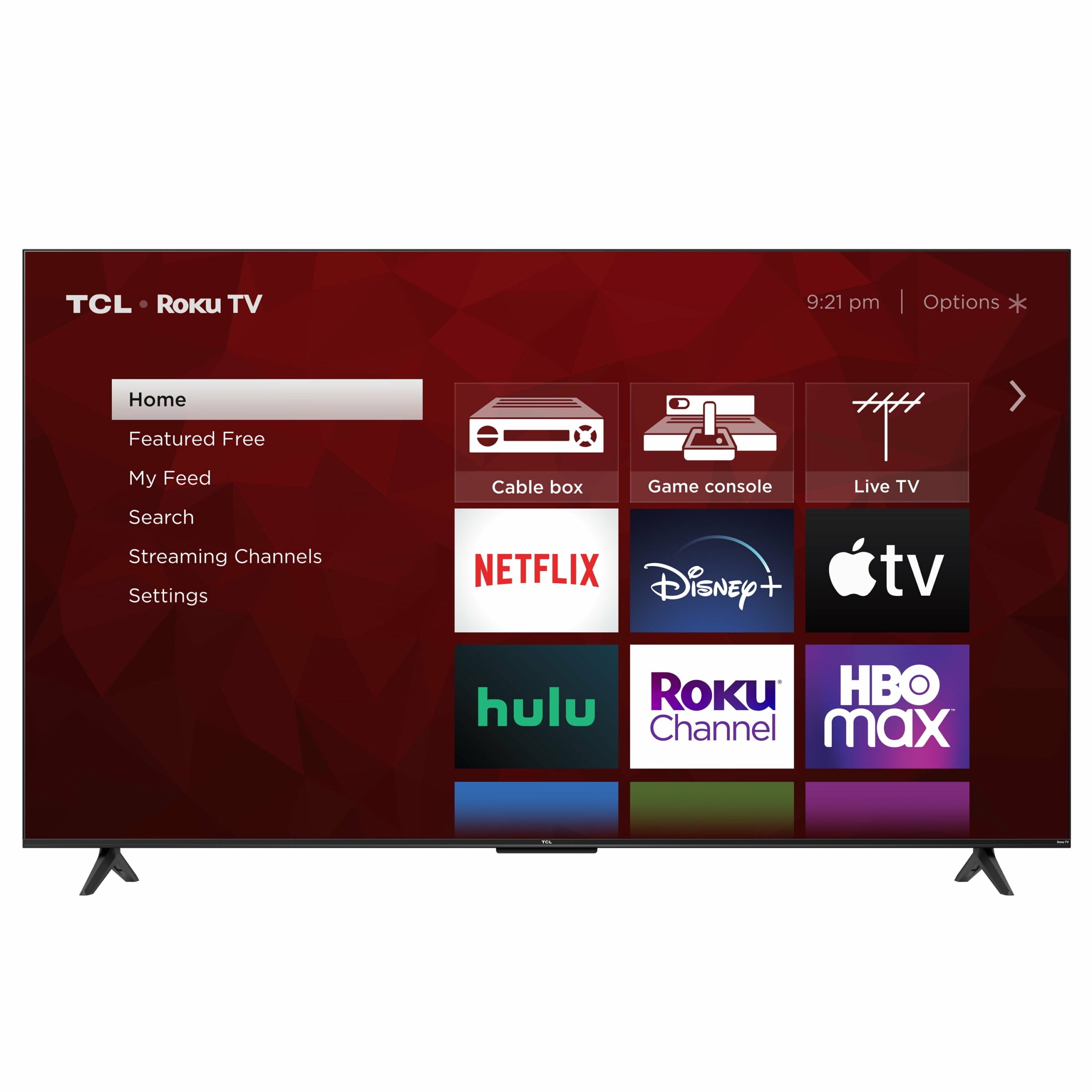 TCL 55′′ 4-Series 4K UHD HDR Smart TV with Roku, Voice Control, and 4 HDMI Inputs