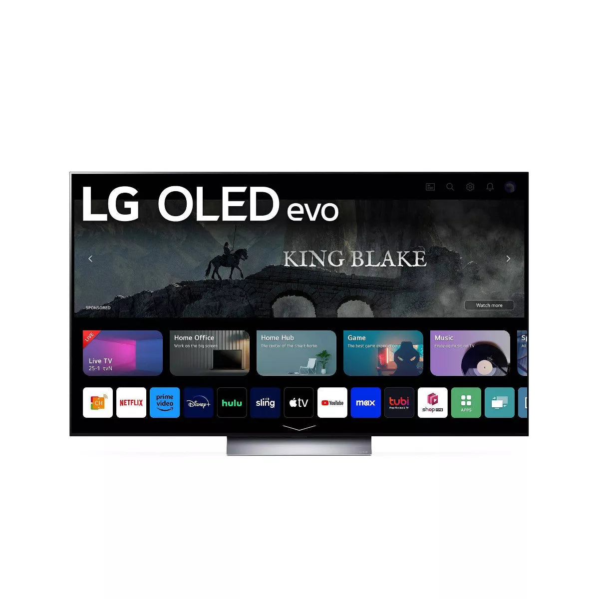 LG 65′′ OLED65C3 4K UHD Smart OLED TV with Dolby Vision & Atmos, 120Hz, AI Processor, Gaming Mode