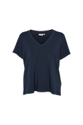 Joline Top – Encolure V Bleu Marine