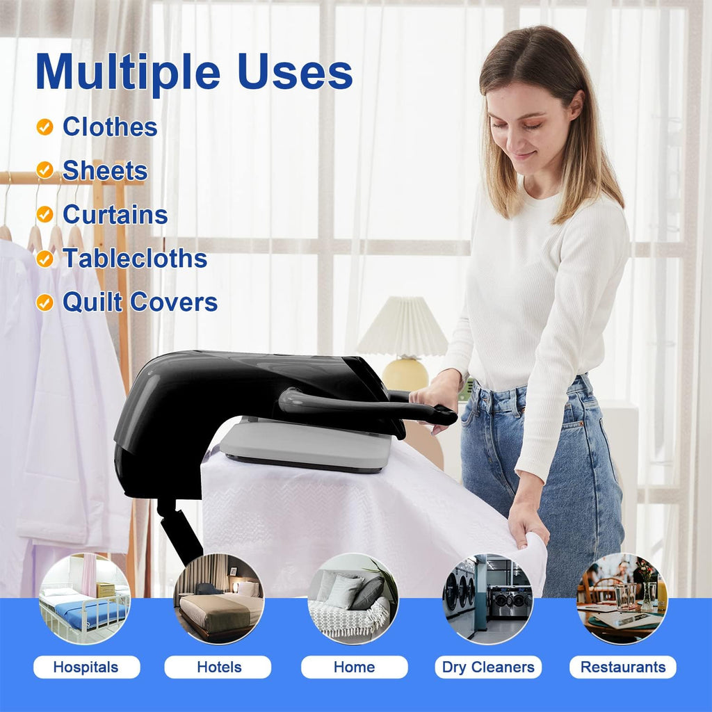 42" Steam Iron Press with LED Touchscreen, 1800W, 5 Settings