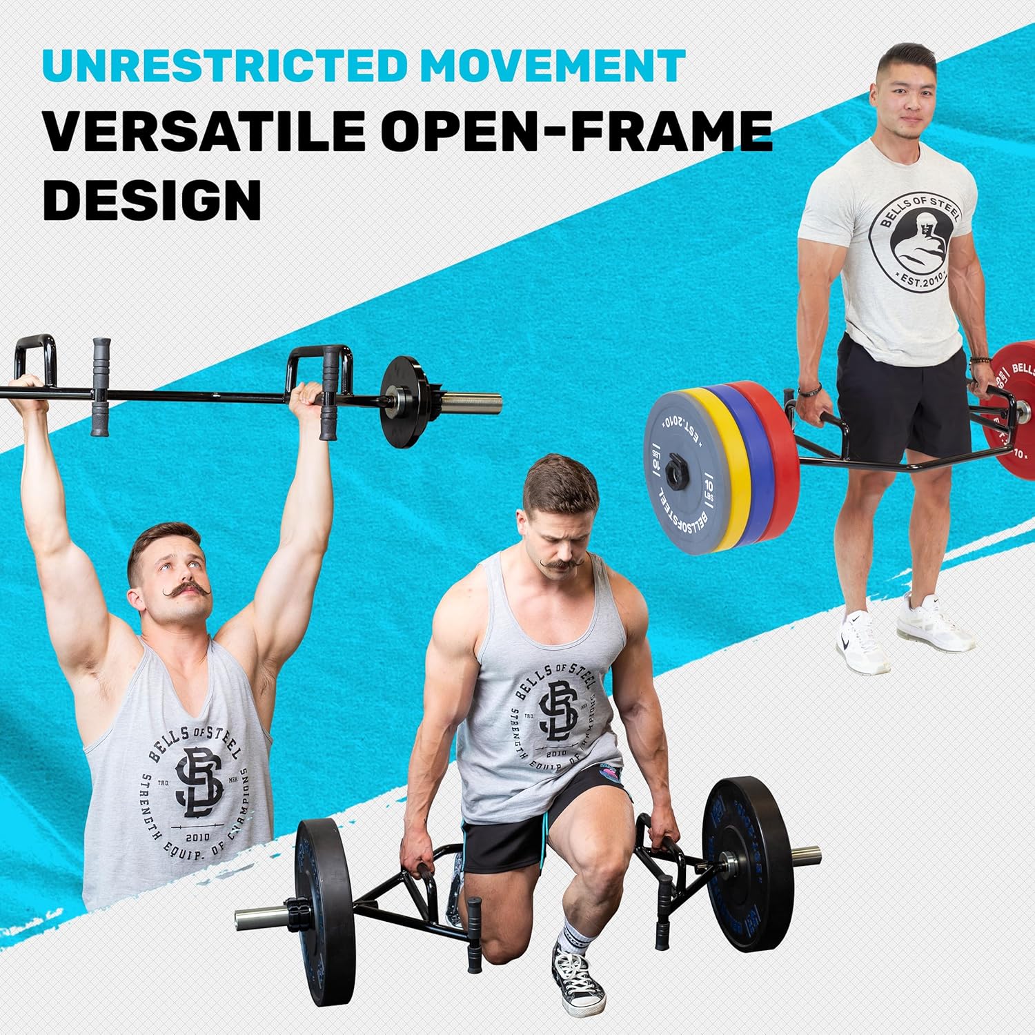Bells of Steel Trap Bar, Hex Deadlift Bar, 700lb Capacity