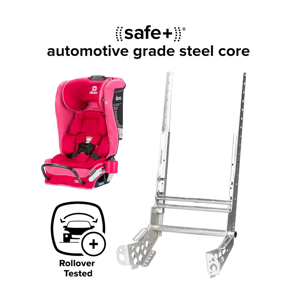 Diono Radian 3RXT SafePlus Convertible Car Seat, Pink Cotton Candy