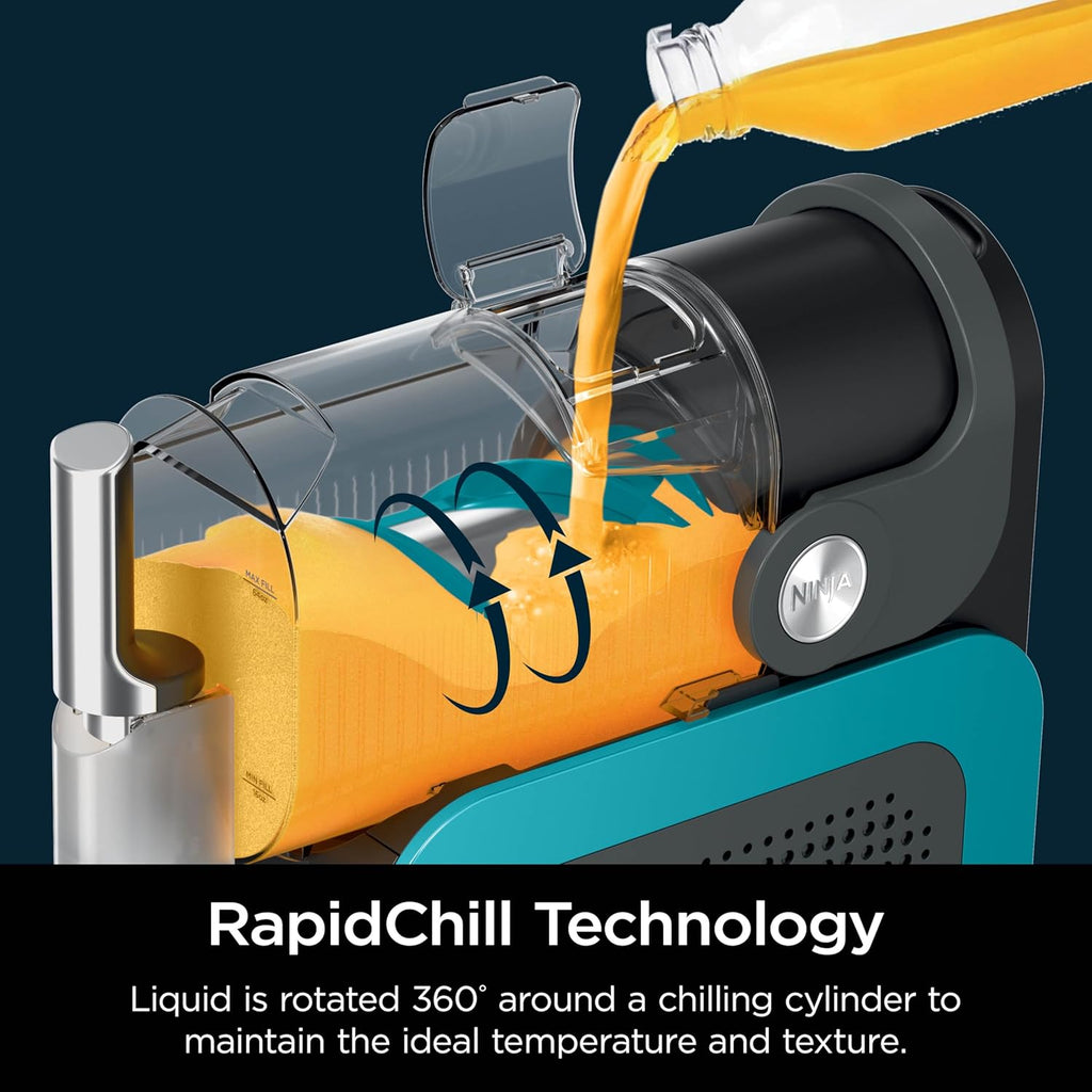 Ninja SLUSHi Frozen Drink Maker, 88oz, RapidChill, Teal