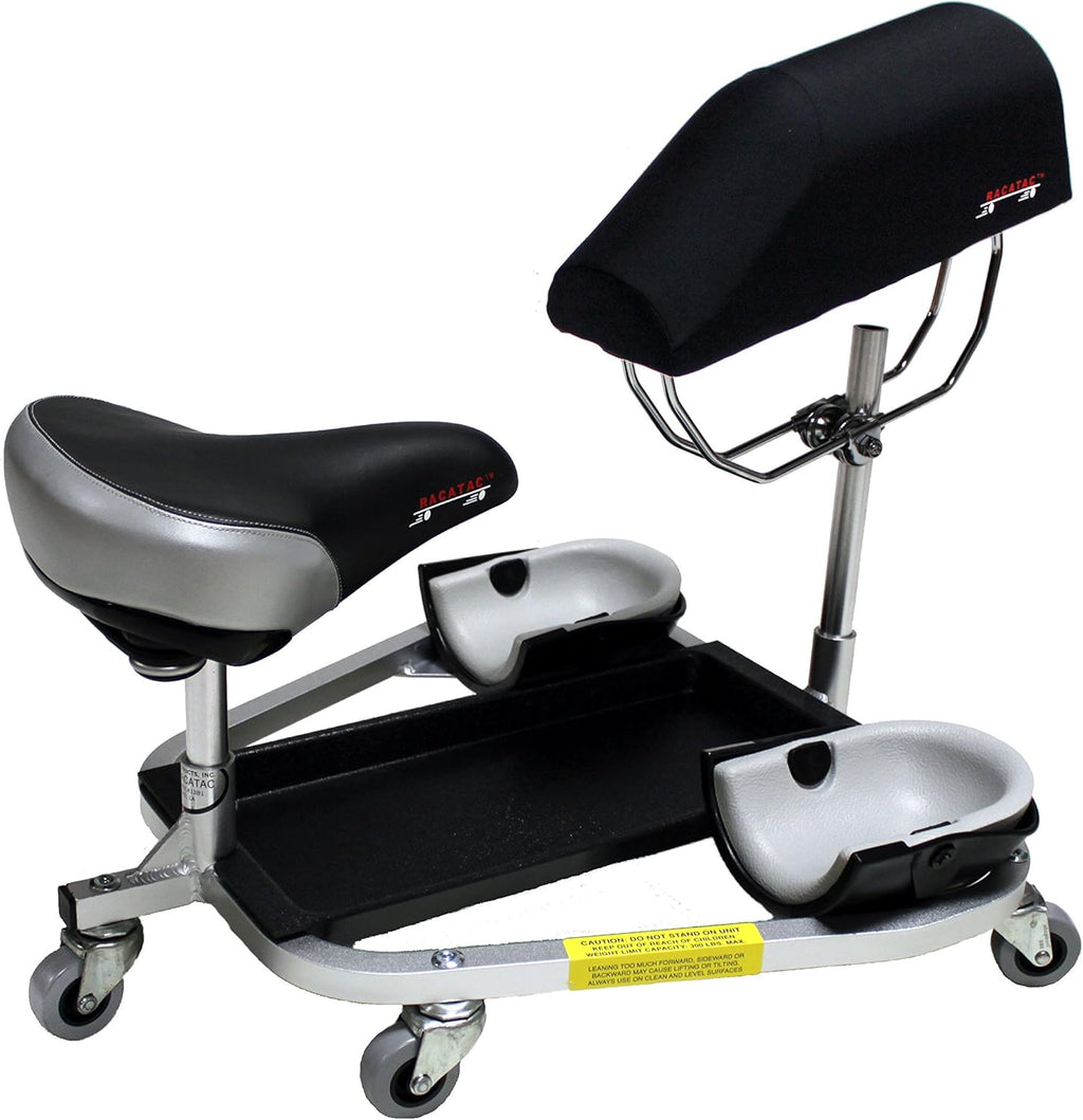 Racatac Kneeling/Sitting Creeper with Chest Support, Black