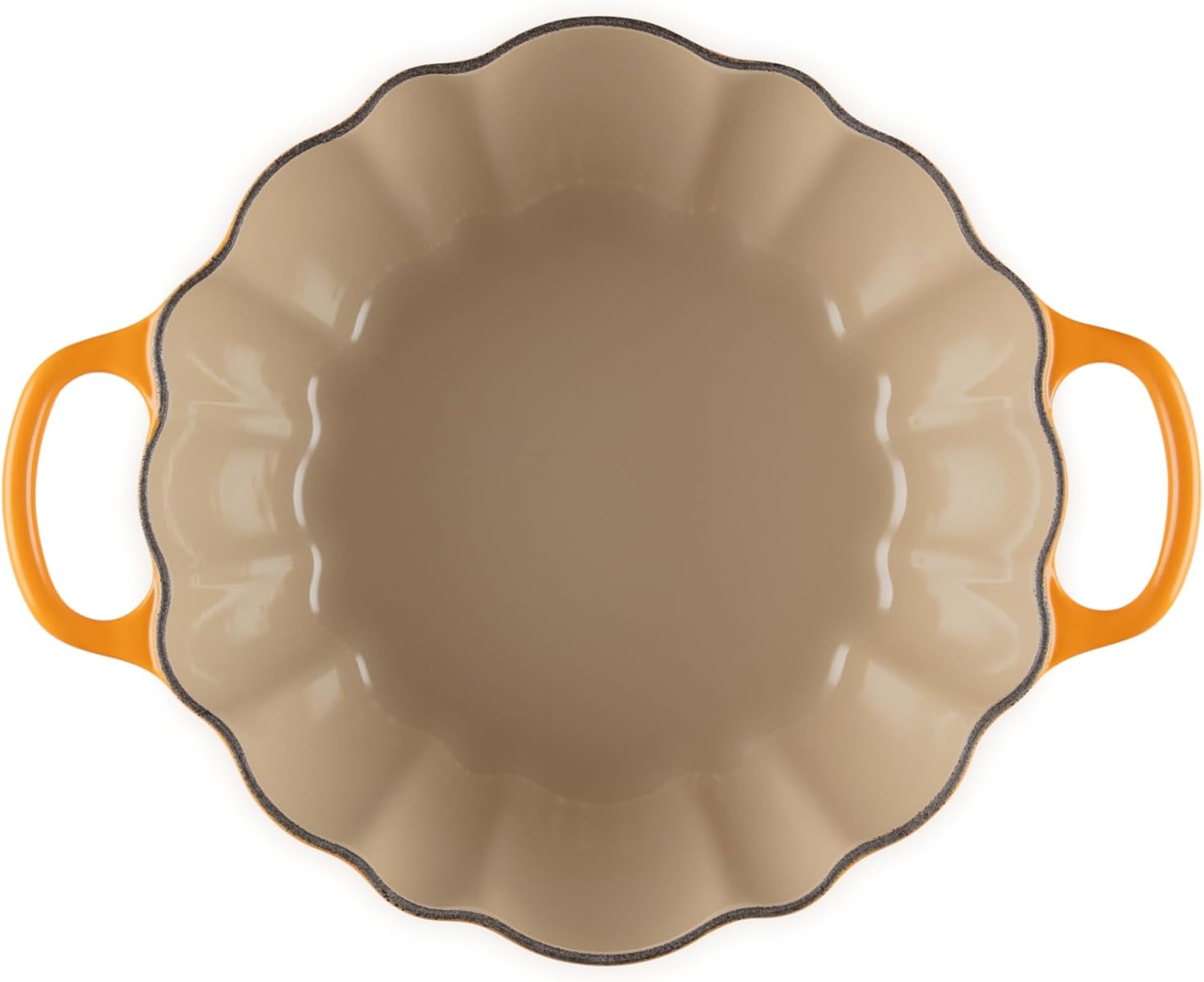 Le Creuset Pumpkin Cocotte 4 qt. Cast Iron Persimmon Gold Knob