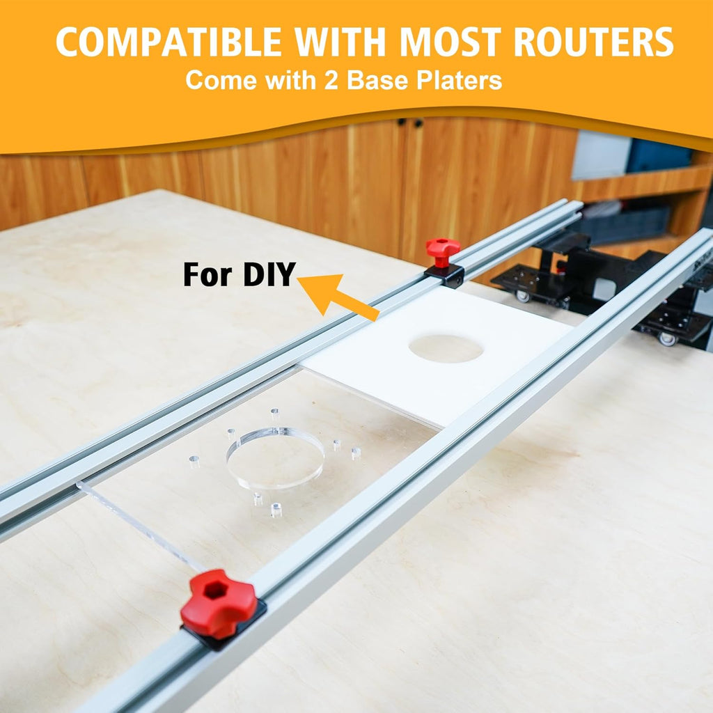 SpeTool Router Sled Kit, 48", 3-Axis Height Adjustment