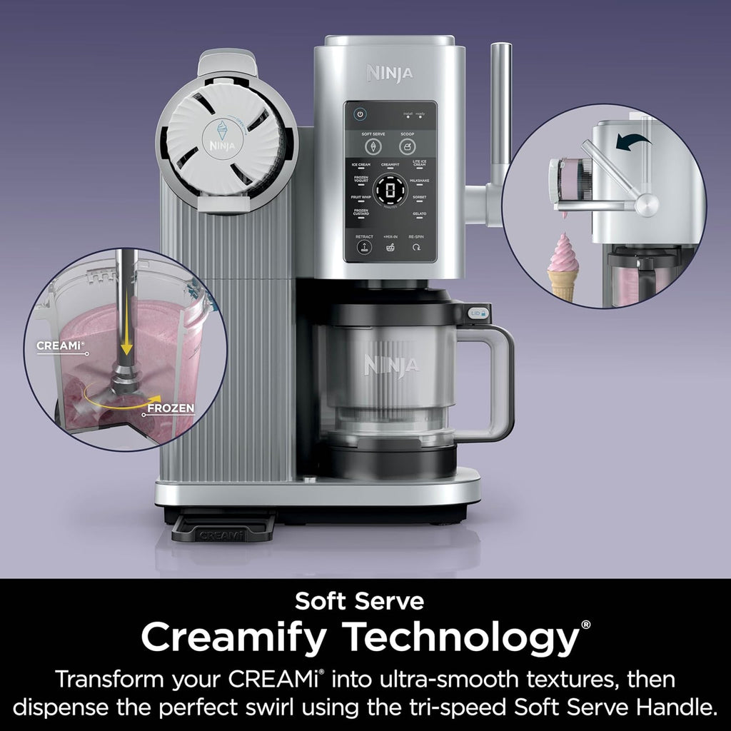 Ninja Swirl Ice Cream & Soft Serve Maker, 13-in-1, NC701